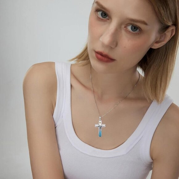 Mountain Necklace 925 Sterling Silver Mustard Seed Pendant Necklace Faith Jewelr - Picture 2 of 7